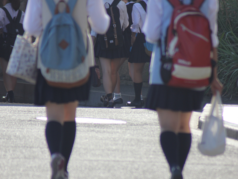 院内ブログ　女子高生の写真